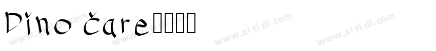 Dino Care字体转换